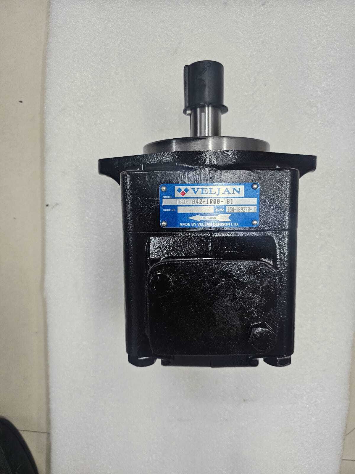 Hydraulics Veljan Pump - Stainless Steel, 50 Lpm Flow Rate, Normal Suction Type | First-class Standard, Sealed Seals For Enhanced Efficiency