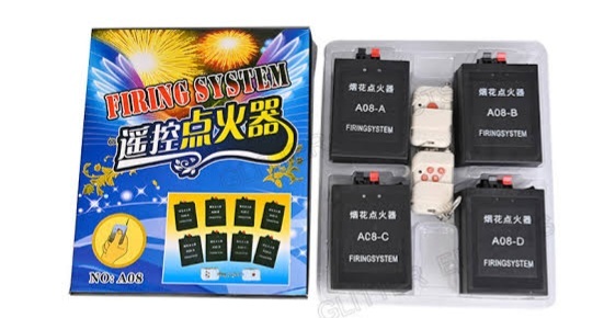 A08 Channel Cold Fire Remote Cold Pyro