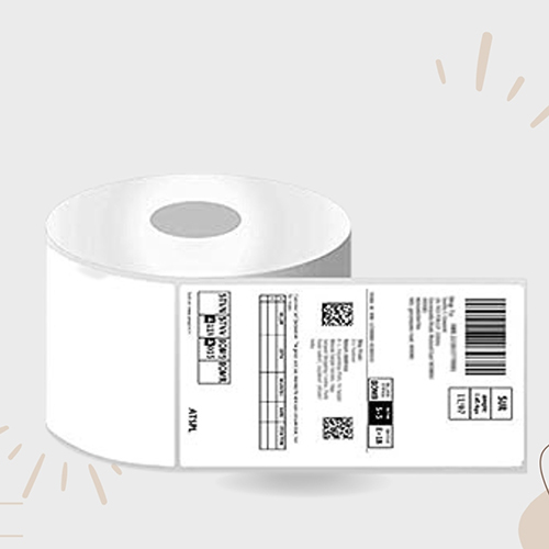 Barcode Label - Mixed Pulp Material, Customized Size, Single-Sided Polished Coating | Sharp Printing for Receipts, Tickets, and Labels