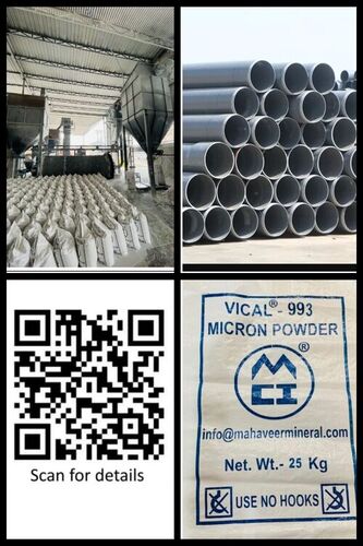 Pvc Pipe Grade Calcium Carbonate Powder - Color: White
