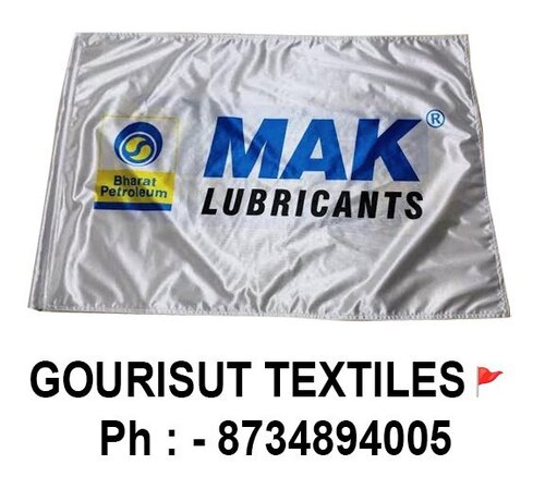 Custom Printed Flag - Polyester, Sizes: 20x30, 30x45, 40x60 Cm | Multi-color, Printed Design, Customized Logo And Name For Promotion