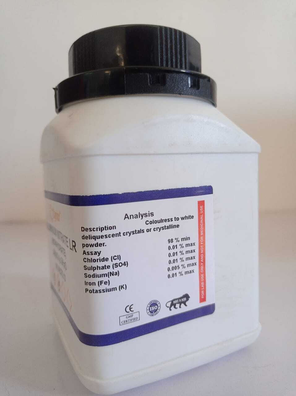 Aluminium Nitrate Nonhydrate Lr (500 Gm)
