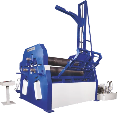 3 Roll Pyramid Type Double Pre Pinch Plate Rolling Machine Bending Angle: 180