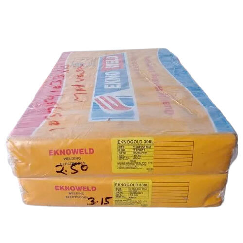 Eknoweld Eknogold 308L Welding Electrodes - Welding Electrodes, 2.50x350mm, Multicolor, AC Opening Pattern, 60-90 A Current Range, Ideal for Manufacturing & Fabrication