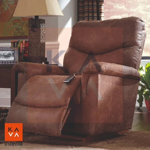 Motorised Recliner Chairs - High-quality Wood & Steel, Brown Color, Durable Design For Ultimate Indoor Relaxation