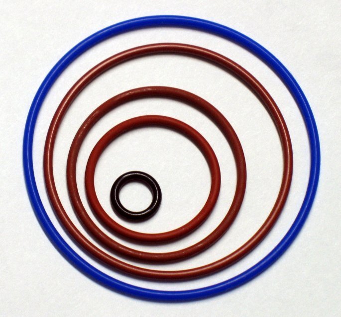 Rubber O Rings - Color: Black