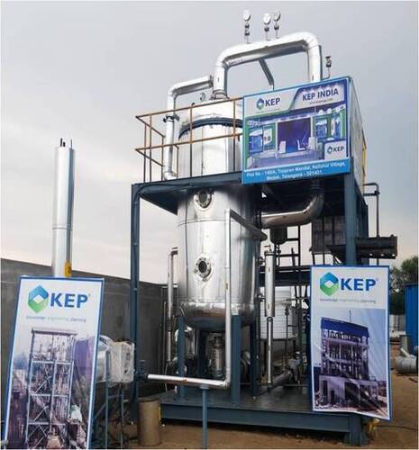 Mechanical Vapor Re-Compressor Evaporator - Application: Distillation