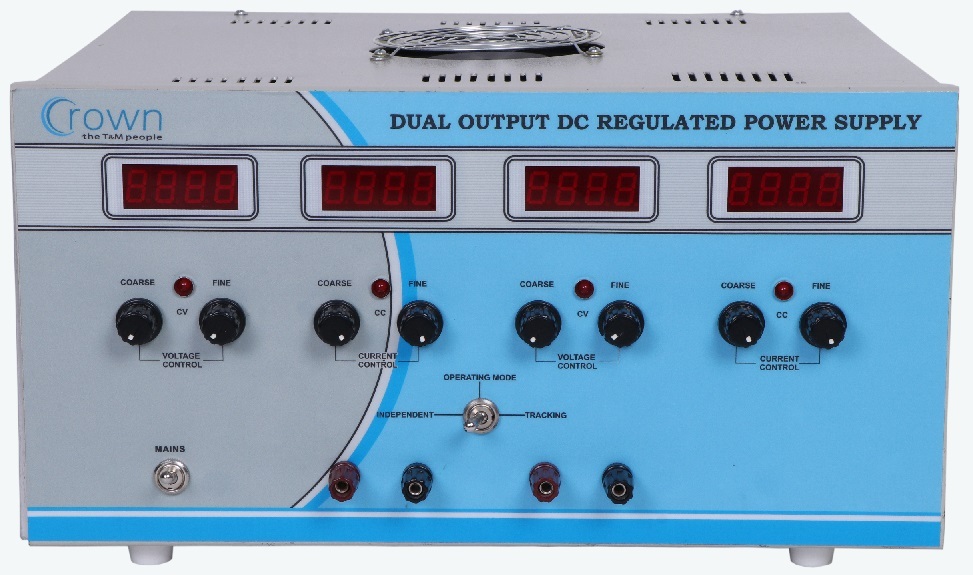 Dual Output Dc Regulated Power Supply - 0-64v 5a, 230v ±10% Ac Input, Less Than 1mv Ripple, Independent & Tracking Mode