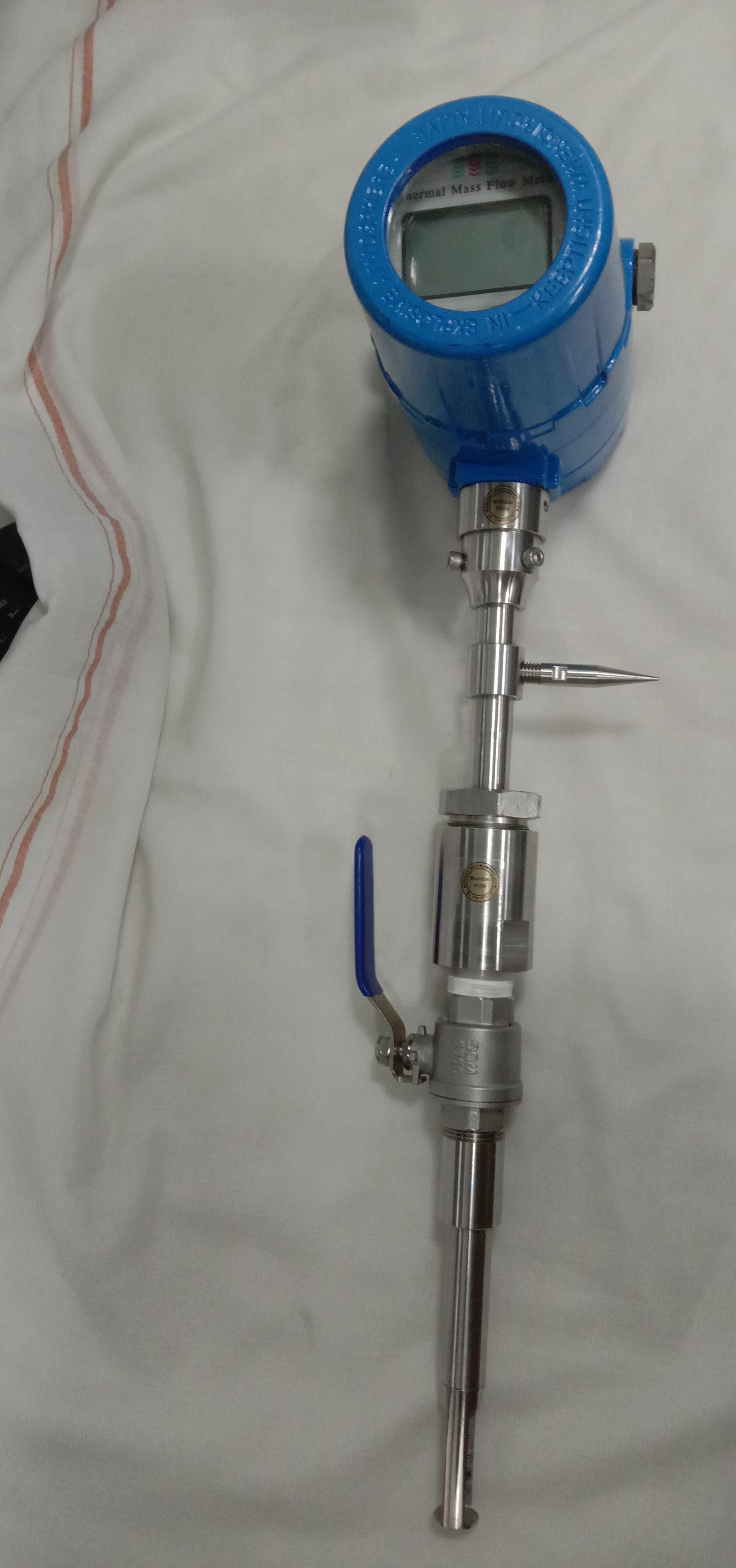 Insertion Mass Flow Meter - Stainless Steel, Size 80mm To 800mm | Lcd Display, Ip65 Protection, 24vdc/220vac Power Supply, Accuracy +/-1-2.5%