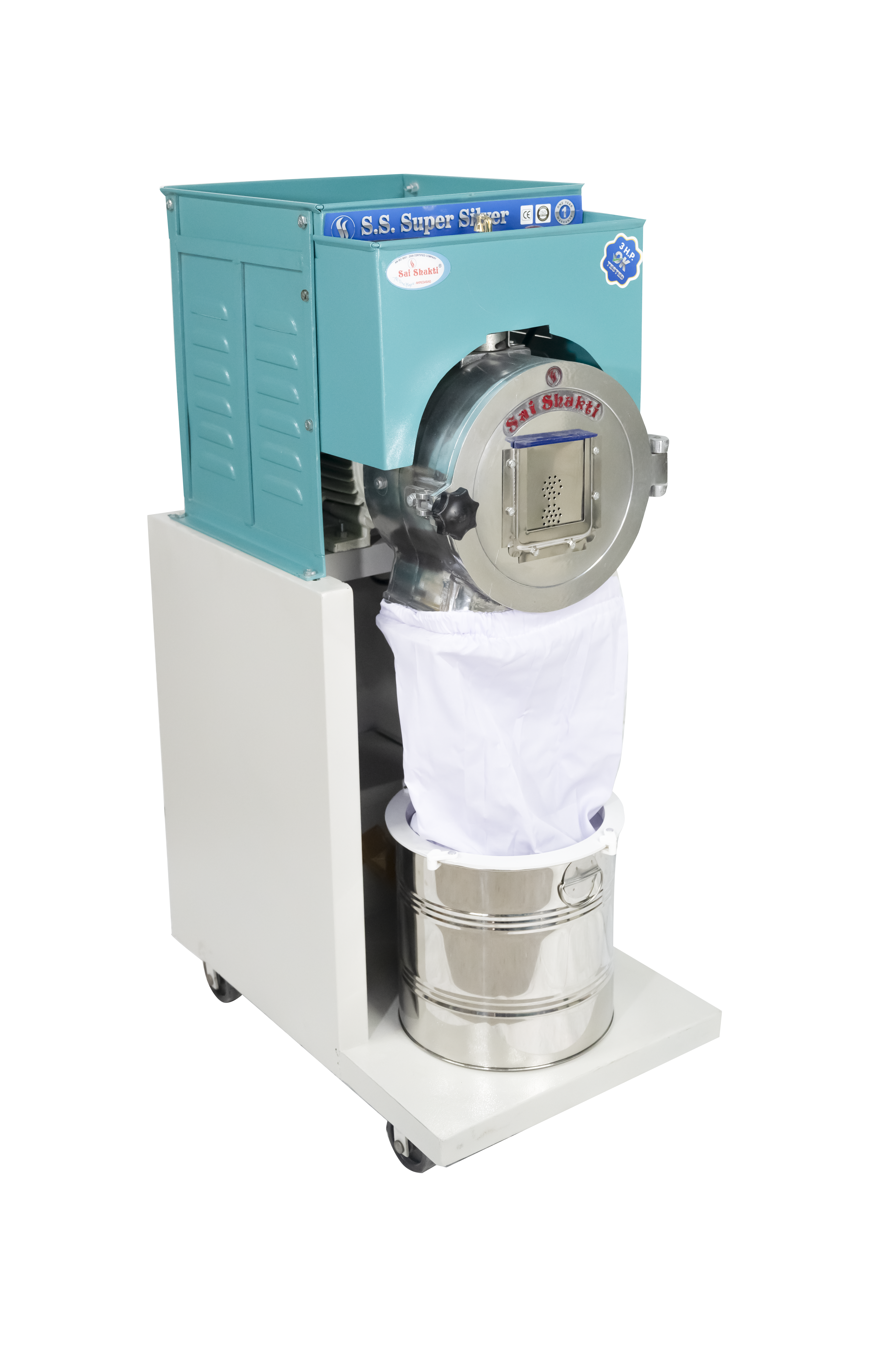 3hp Ms Body Pulverizer Machine - 27x18x42 Inch, Colour Coated | Electric Powered, 30-35 Kg/hour Grinding Capacity For Hotel, Catering, Chemical, And Pharmaceutical Use