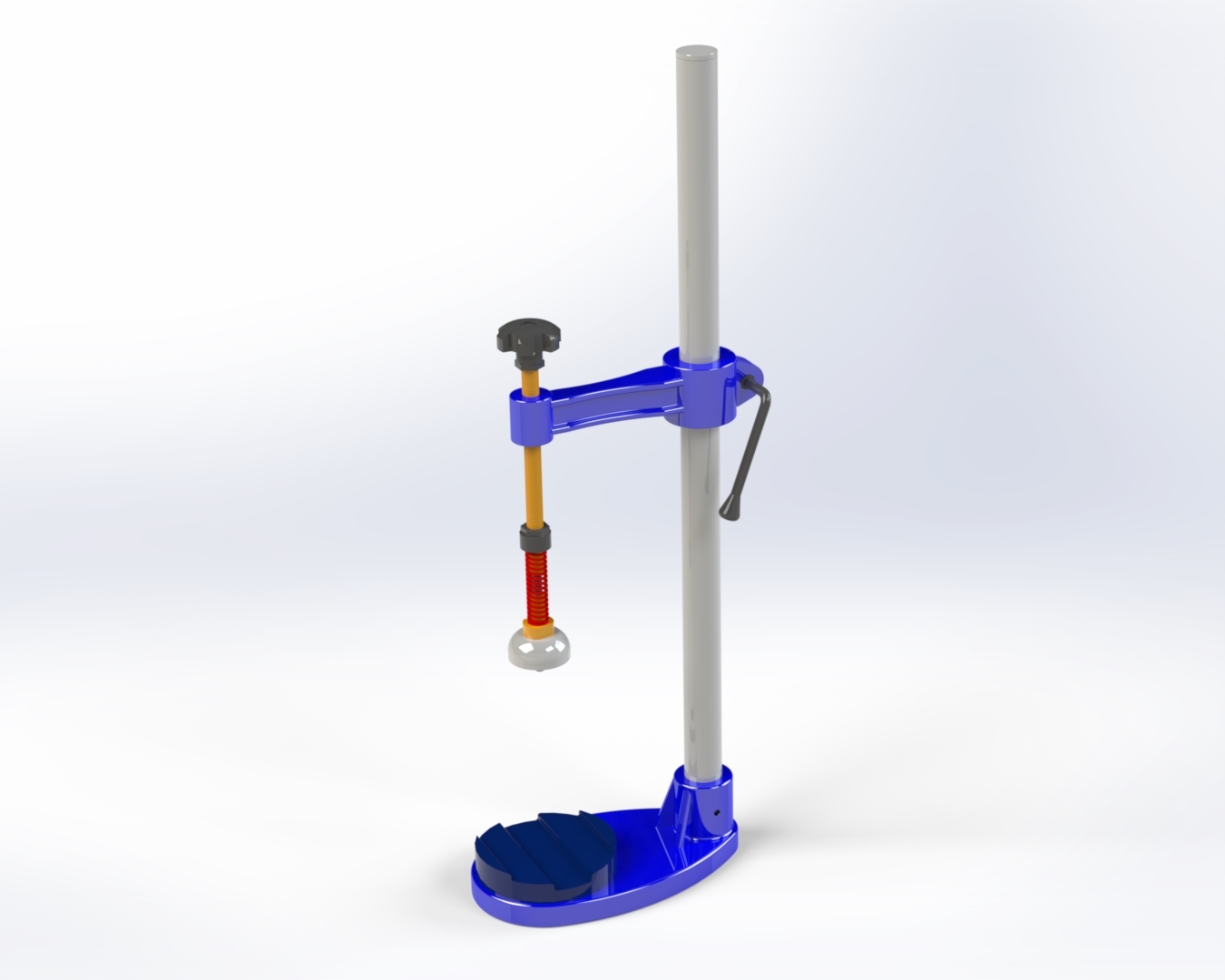 Blue 75mm Gas Pipe Tapping Tee Clamp