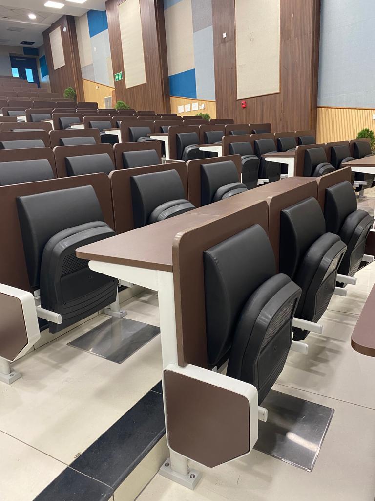 Auditorium Tip Up Chair With Front Desk - Application: School