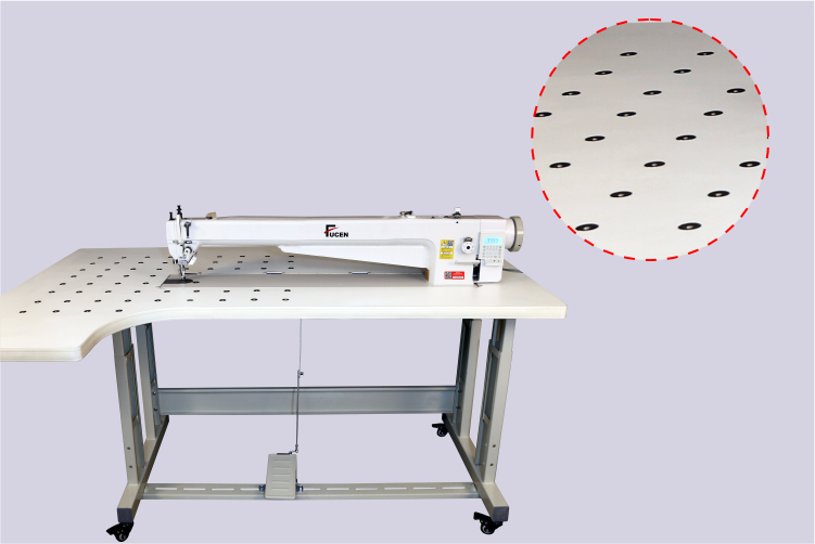 White Fc-0385-d4: Computerized Direct Drive Long Arm Single Needle Sewing Machine (Bed Size 850mm)