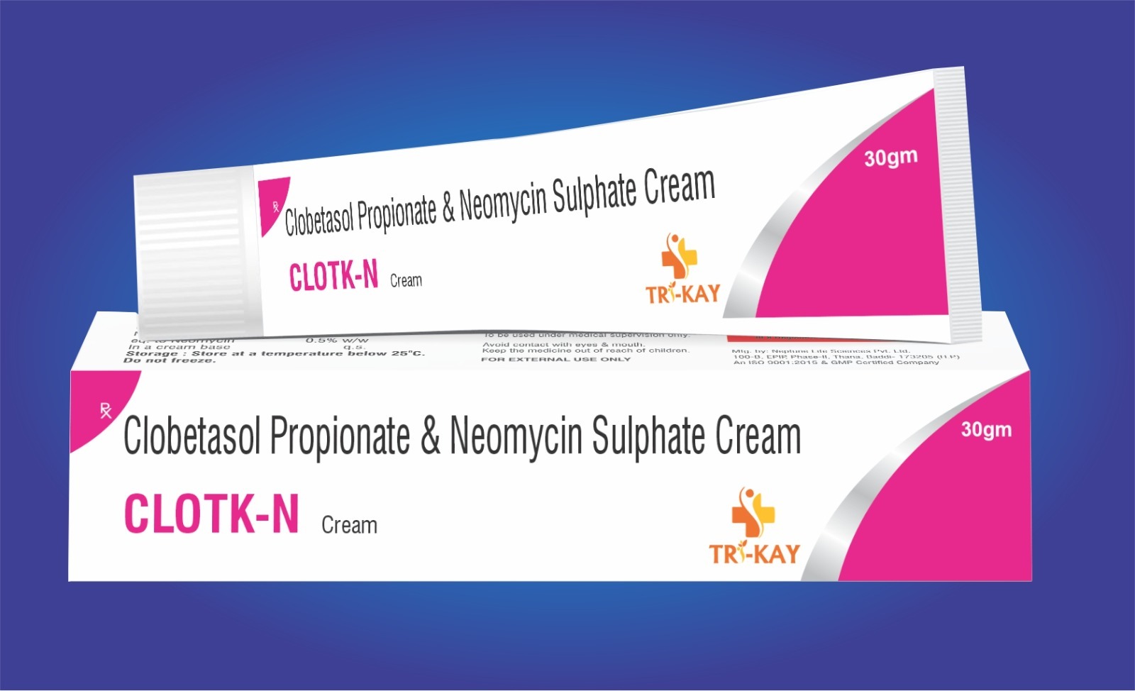 30 Gm Clobetasol Propionate And Neomycin Cream Application: Industrial