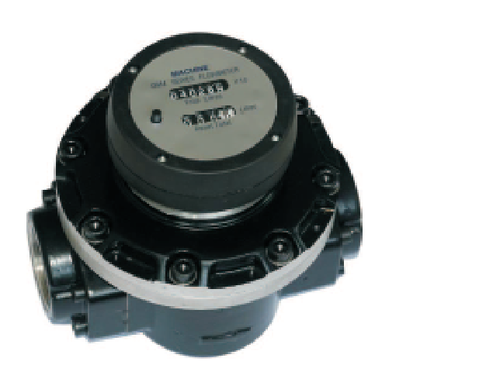 Mechanical Oil Flow Meter - Aluminium Construction, Size Options 1", 1.5", 2" | Black Color, Accurate To +0.5%, Ideal For Industries And Ships