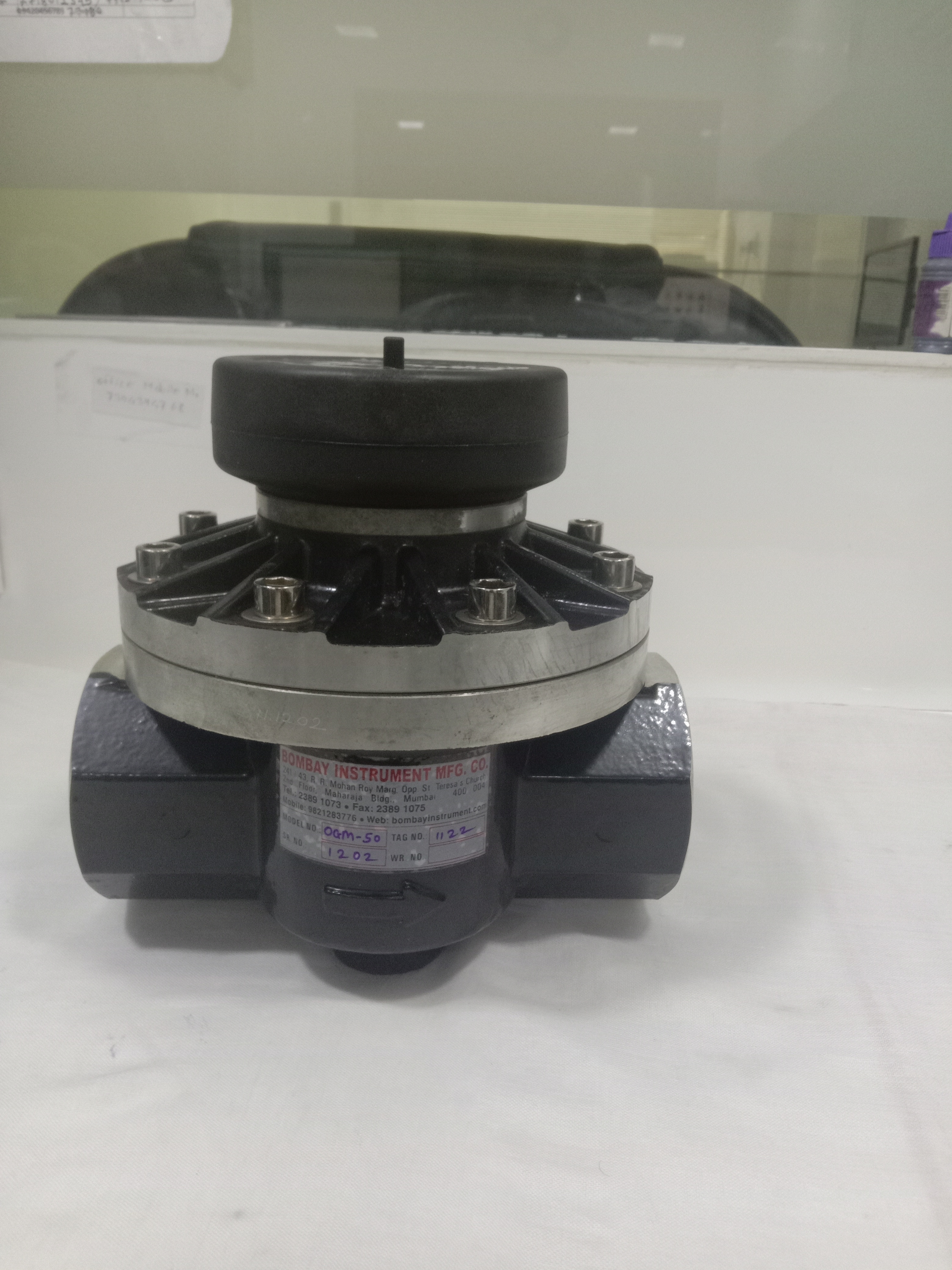 Mechanical Oil Flow Meter - Aluminium Construction, Size Options 1", 1.5", 2" | Black Color, Accurate To +0.5%, Ideal For Industries And Ships