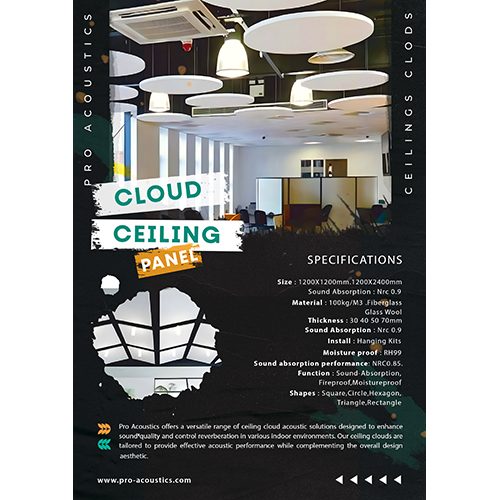 Acoustic Ceiling Cloud - Size: Customized