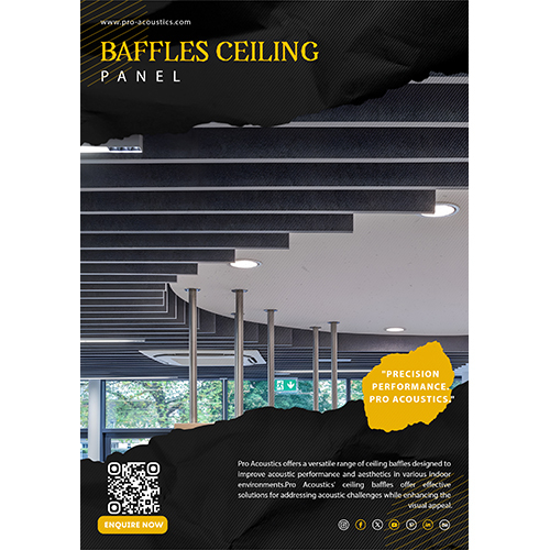 Ceiling Baffle - Application: To Absorb Sound And Reduce Noise In Large