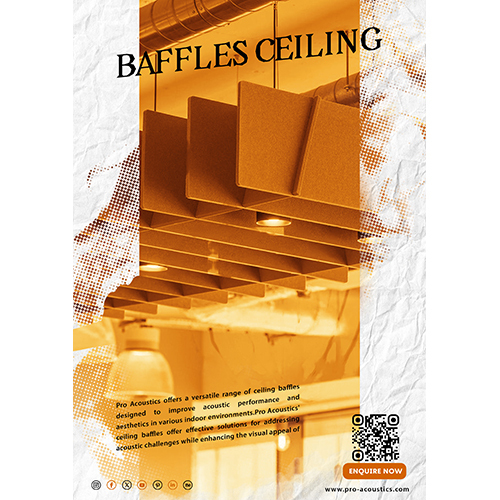 Ceiling Baffle - Application: To Absorb Sound And Reduce Noise In Large