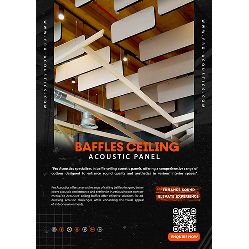 Ceiling Baffle - Application: To Absorb Sound And Reduce Noise In Large