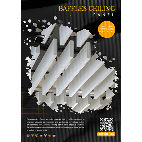 Ceiling Baffle - Application: To Absorb Sound And Reduce Noise In Large
