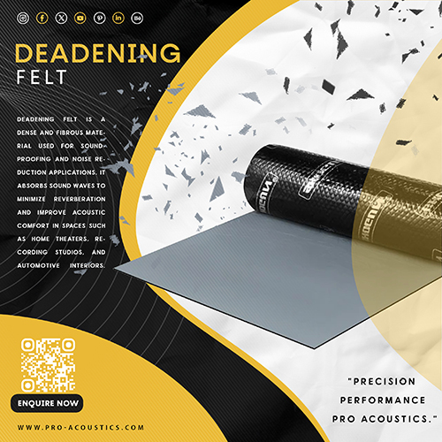 Deadening Felt - Color: White