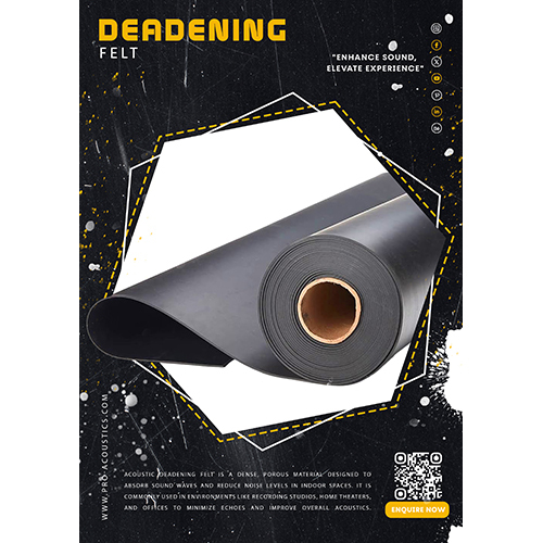 Deadening Felt - Color: White