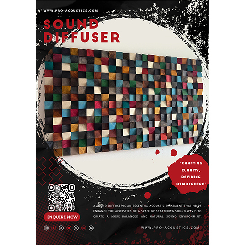 Sound Diffuser - Material: Pvc