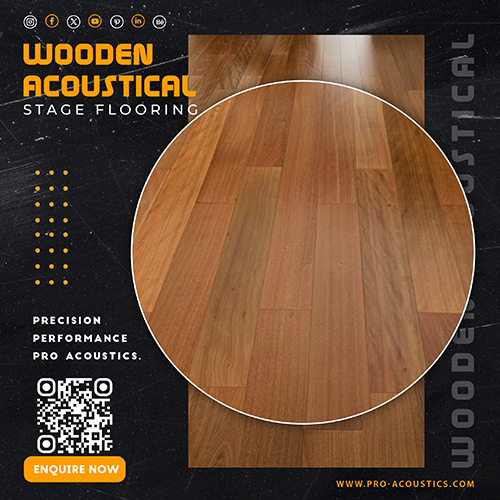 Wooden Stage Flooring - Color: Natural Brown