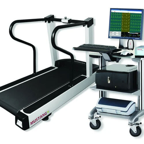 पुनर्निर्मित Schiller Cardiovit - CS-20 तनाव परीक्षण प्रणाली (TMT मशीन)