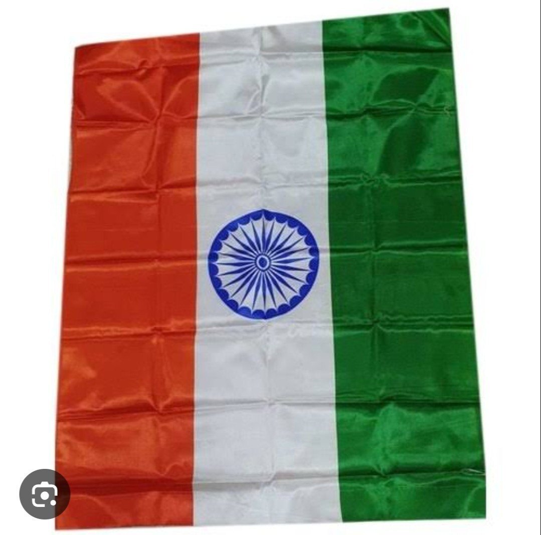 Tiranga Flag - Polyester, 20x30, 30x45, 40x60 Inches | Customized Colors, Printed Flag, Indian Style, Suitable For Advertising And Decoration