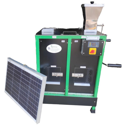 Compost Machine - Steel Build, Industrial Level, Electric Powered | Automatic Operation, Not Portable