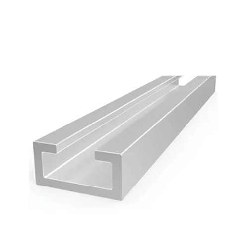 Aluminium C Channel - Multigrade Rigid Hardness, Rectangular Shape with High Load Strength & Warranty