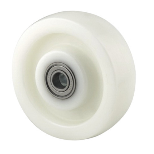Polypropylene Copolymer Wheels - 100-150 mm Size, White Color | Load Carrying Trolley Compatible