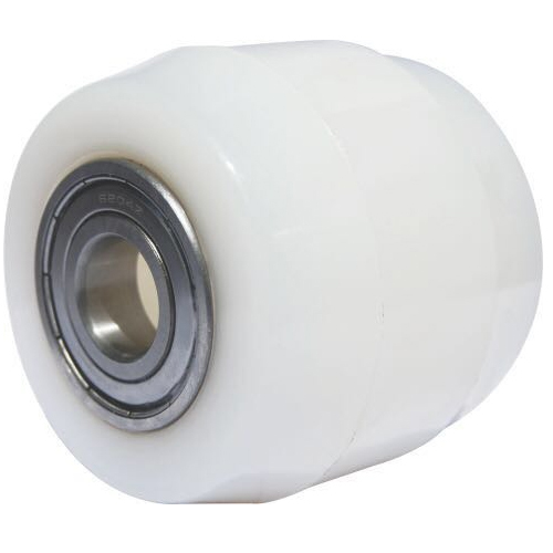 Nylon Trolley Wheel - 50 to 500 mm Size Range | 50 kg to 30 Ton Load Capacity, Sleek White Design, Durable Material