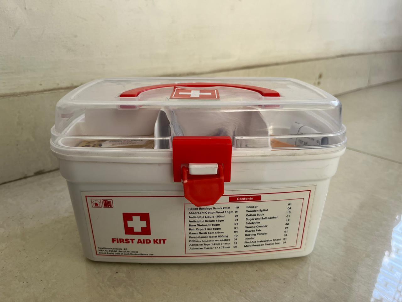 First Aid Kit Dimension(l*w*h): 10 " X 10 " X 4 "