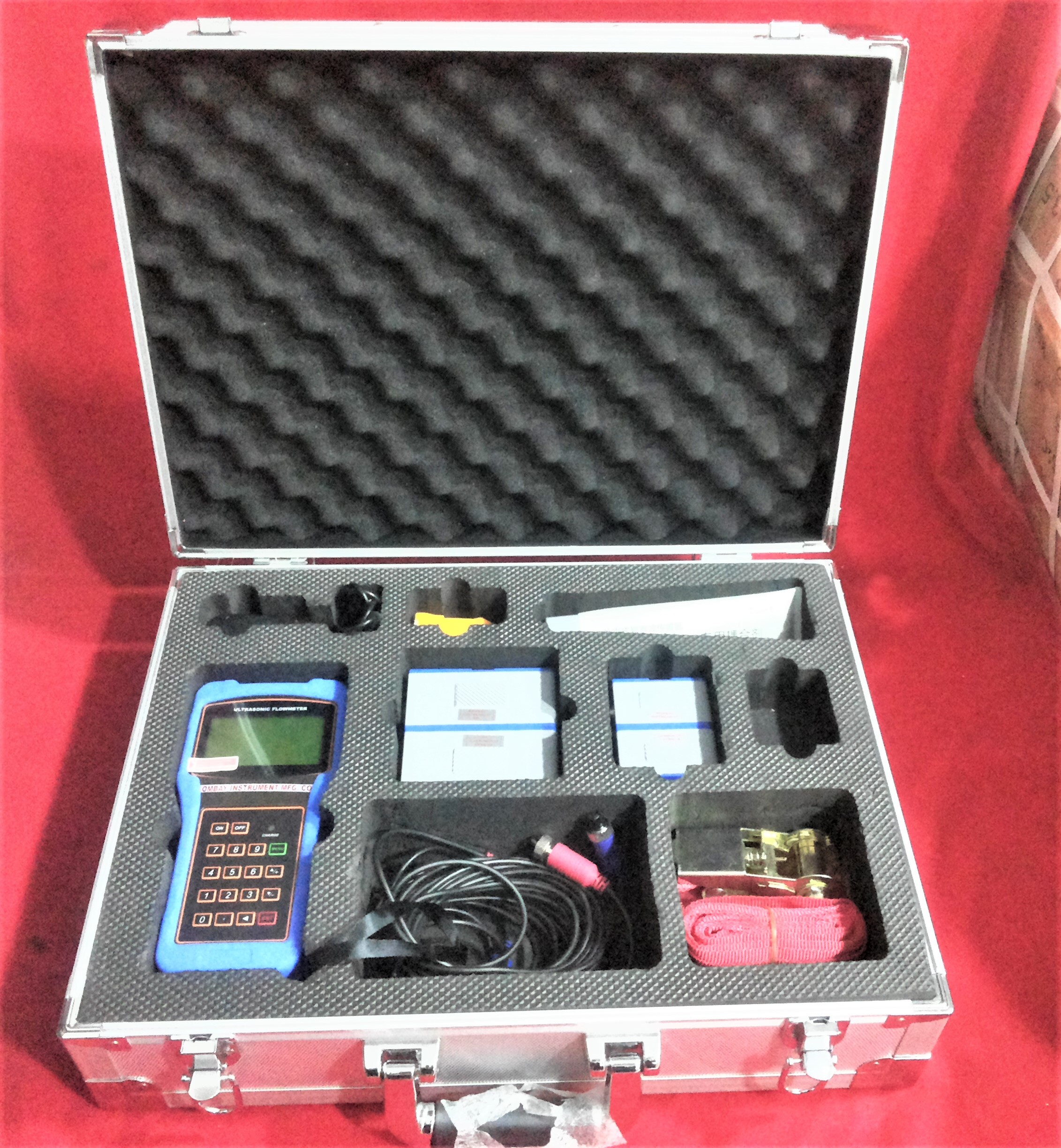 Handheld Ultrasonic Flow Meter - Color: Blue