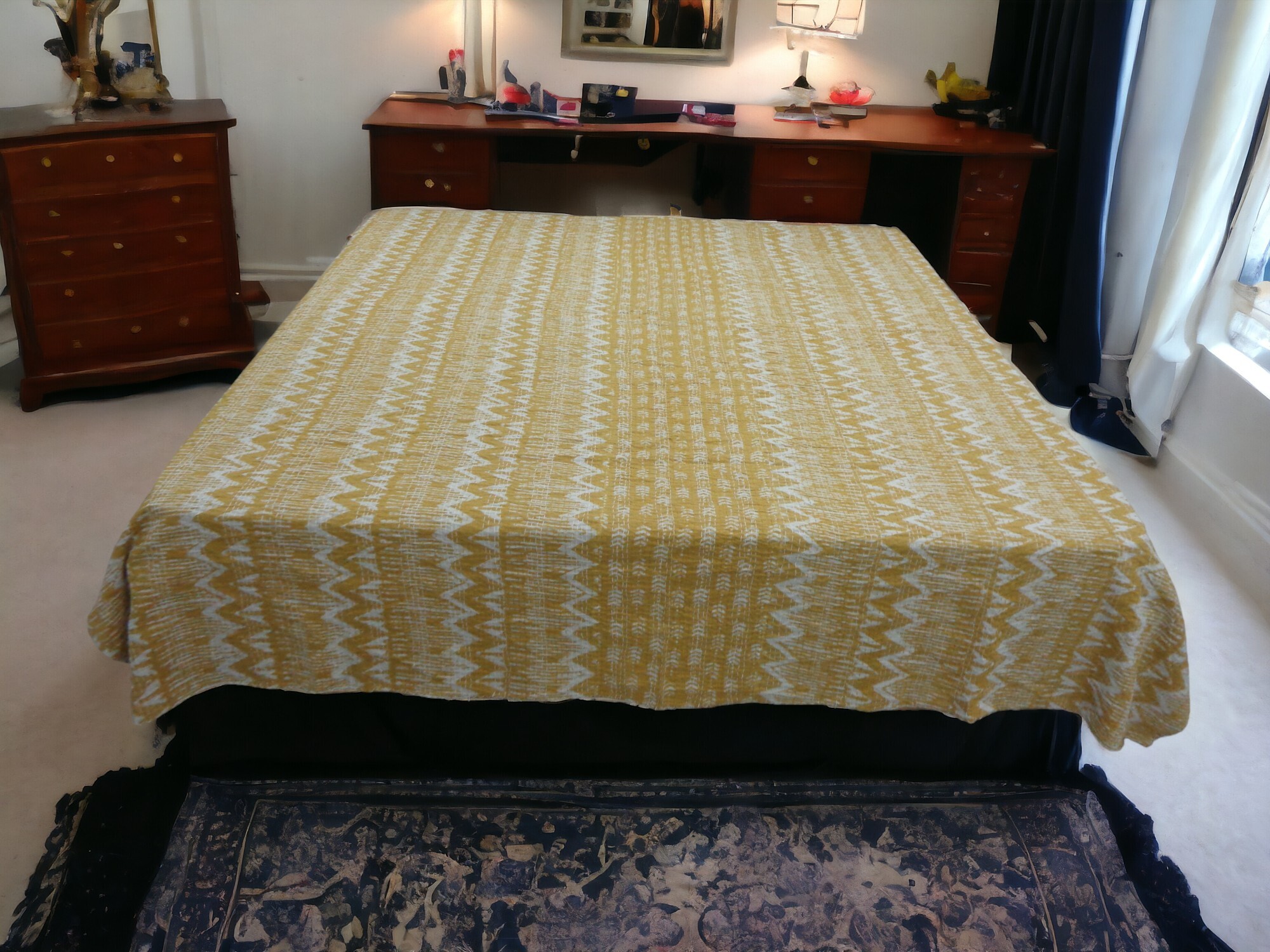 Kantha Bed Covers - Color: Available In Different Color