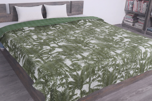 Kantha Bed Covers - Color: Available In Different Color