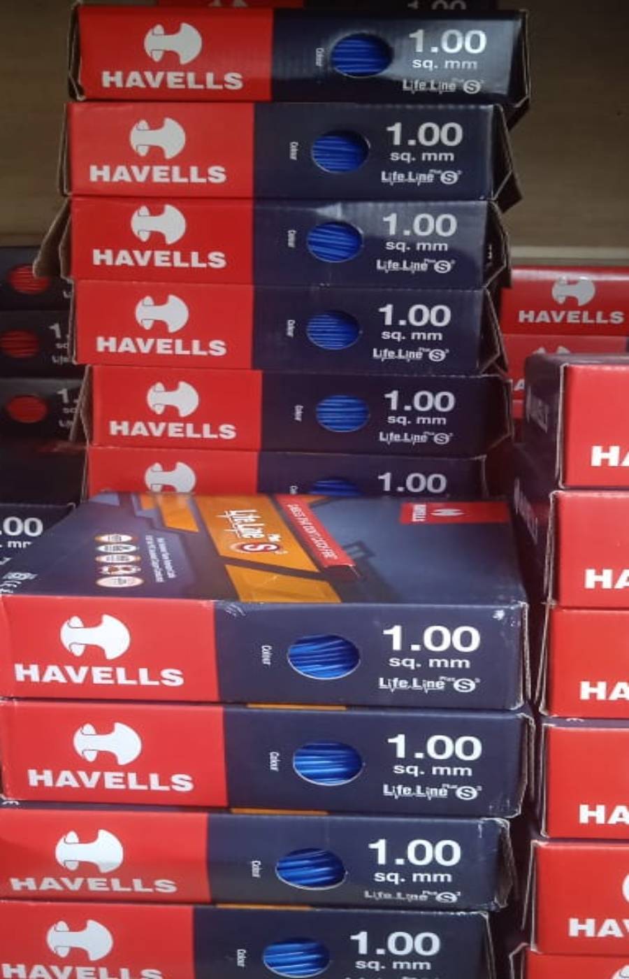 Havells Wires 4.00 Sqmm ( 90 Mtrs ) - Color: Red