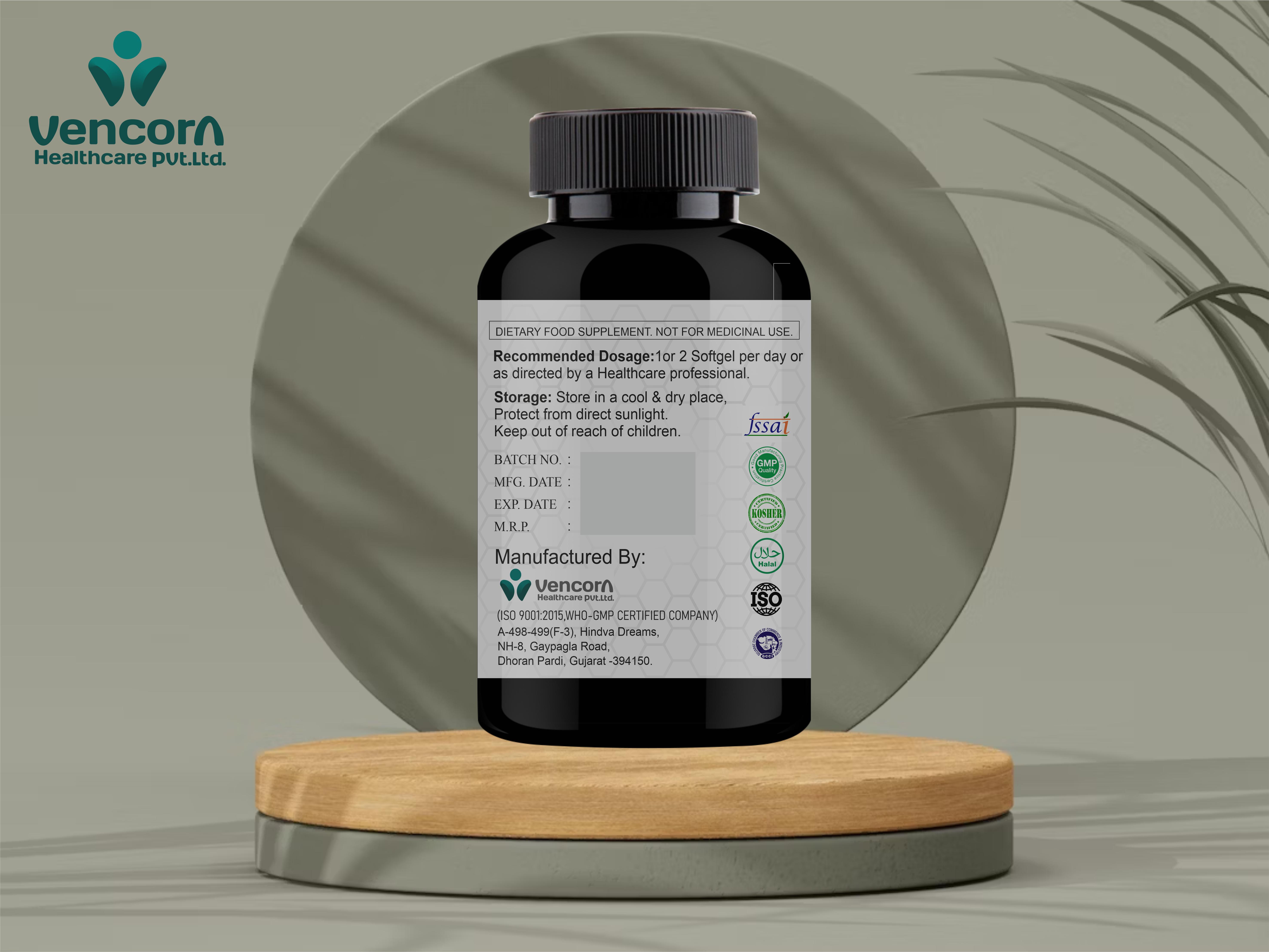 Calcium Citrate - Softgel Capsule | Promote Bone Health Joint Flexibility And Muscle Power