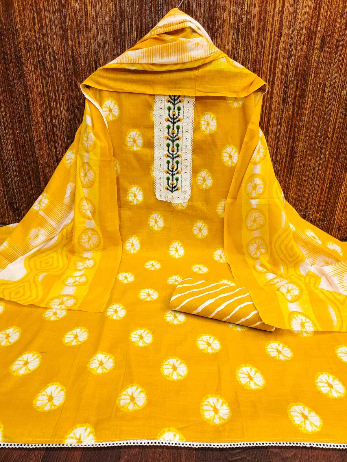 Pc Cotton Print Dress Material