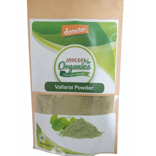 Organic Vallarai Powder - 100g Fine Herb Extract | First-Class Grade, Versatile for Culinary and Medicinal Use, Room Temperature Storage