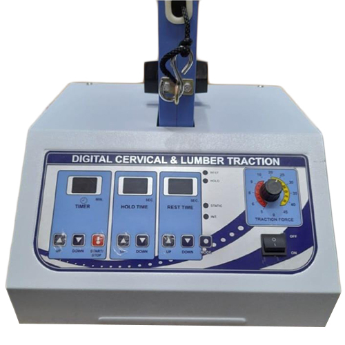 Steel 37W Digital Cervical And Lumber Traction Machine