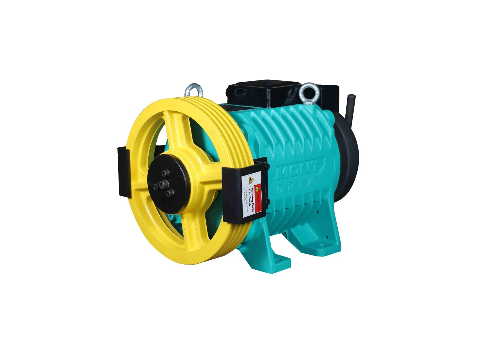 Gearless Elevator Traction Machine - Capacity: 544 Kg