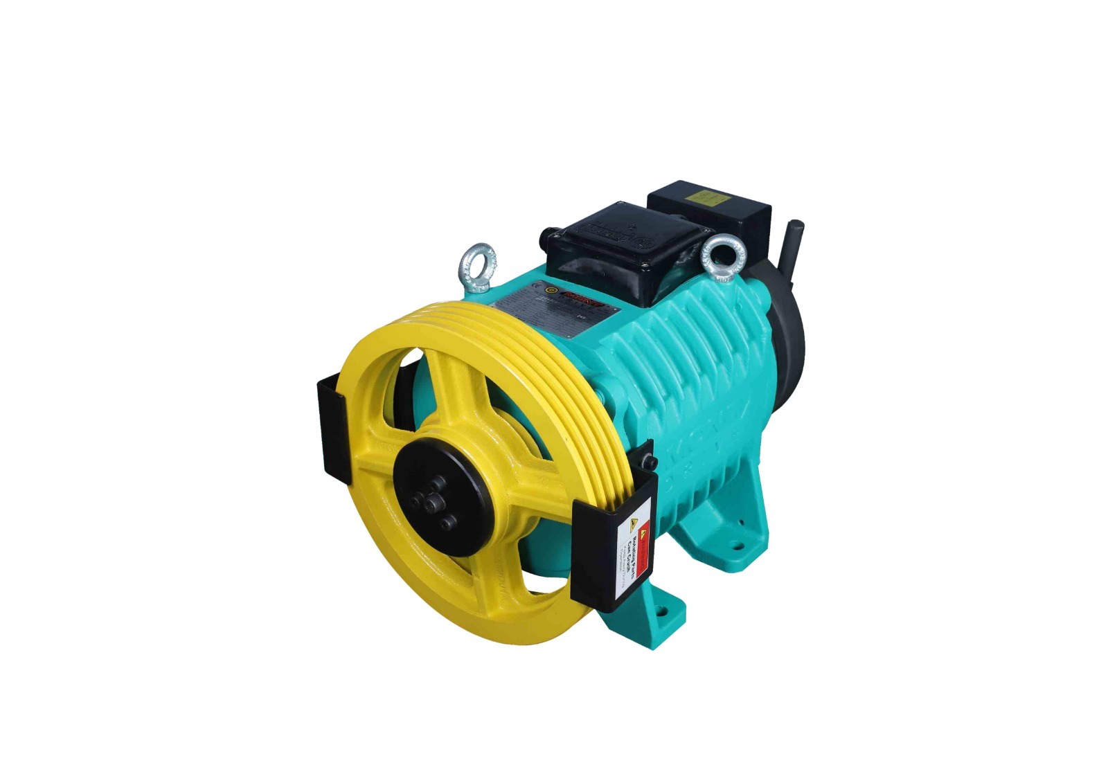 Gearless Elevator Traction Machine - Capacity: 544 Kg