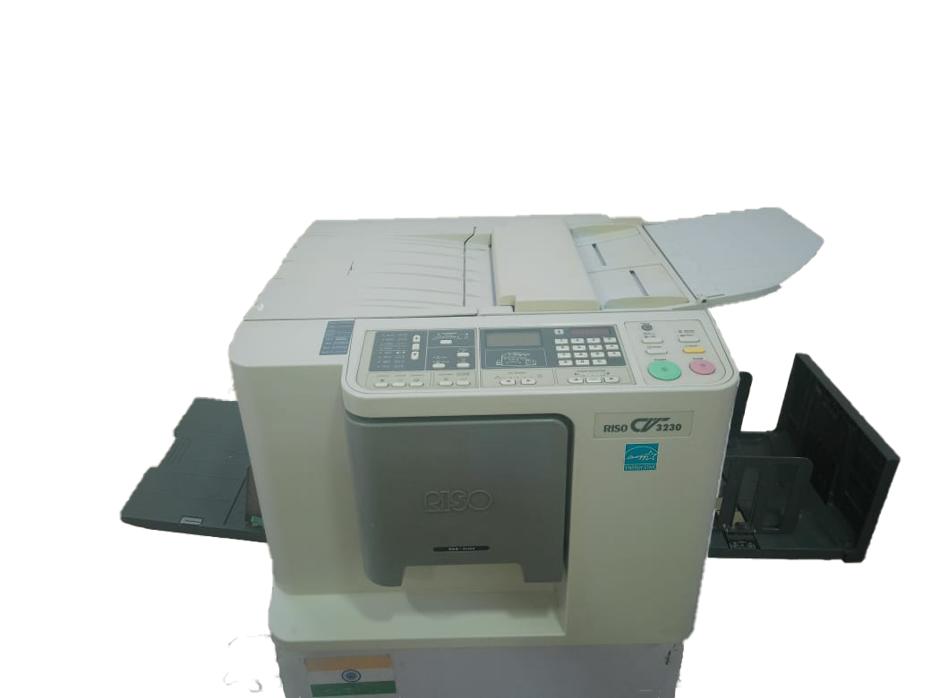 Riso Cv3230 Digital Duplicator B4 Size Copy Printer (Refurbished) - Power Source: Electric