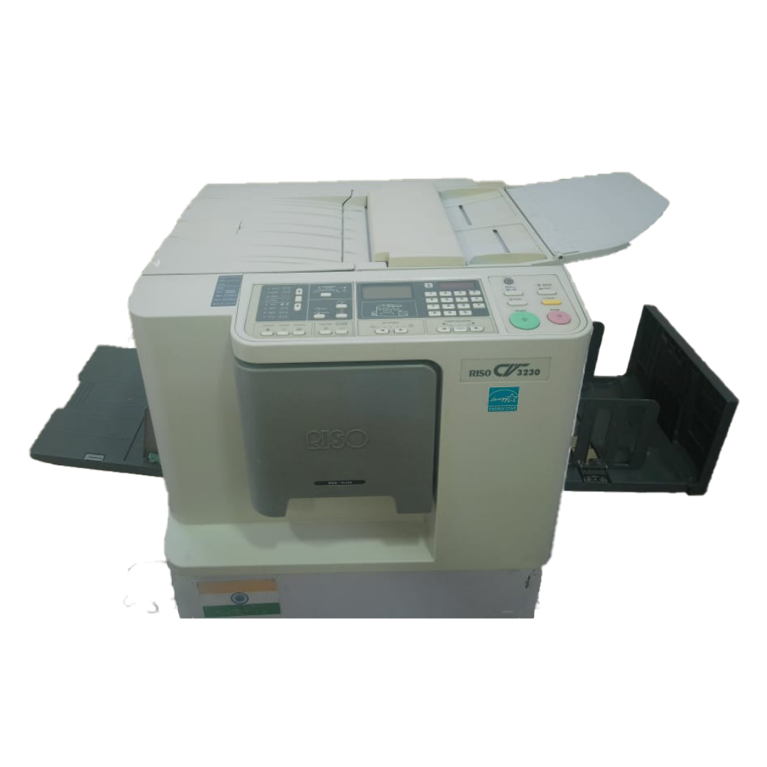 Riso Cv3230 Digital Duplicator B4 Size Copy Printer (Refurbished) - Power Source: Electric