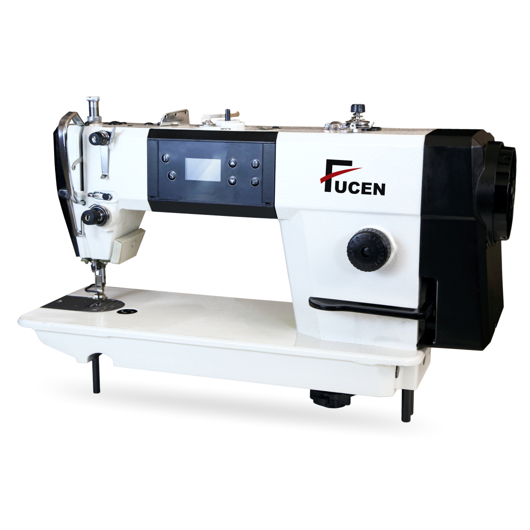 White & Black Fs-1+ High Speed Direct Drive Needle Positioning Single Needle Lockstitch Sewing Machine