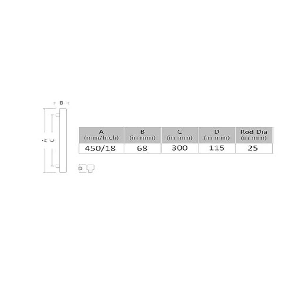 Chitra Bronex 6 Inches Brass Door/cabinet/drawer Handles Pack Of 4 (Nickel Silver Matt) - Coating Type: Easy To Install